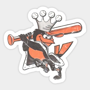 Baltimore Orioles - Vintage Baseball Fan Sticker
